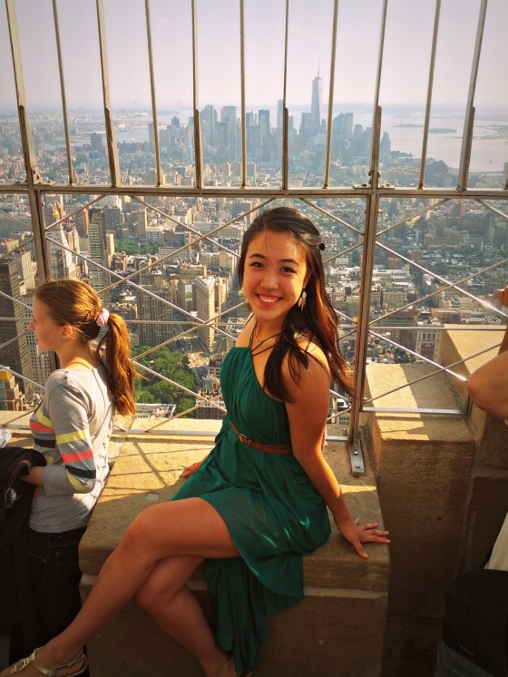On top of the world at the Empire State Building!